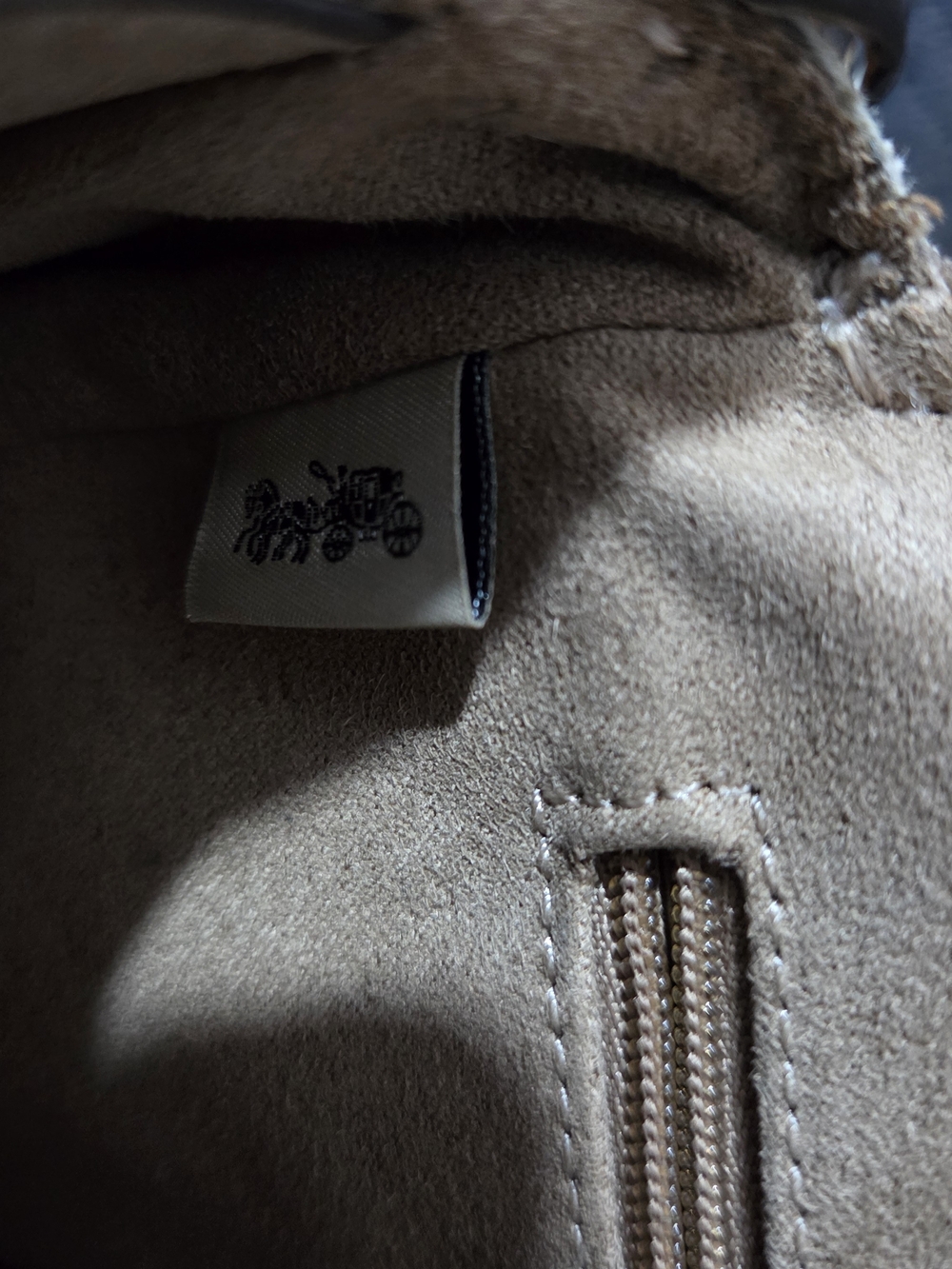 COACH Lucy Signature Canvas and White Leather Crossbody Bag - Picture 7 of 7